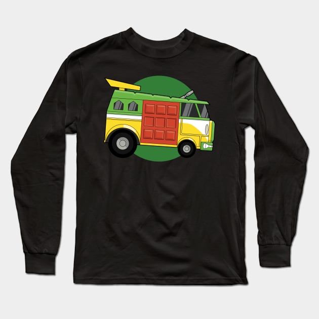 Party Wagon Long Sleeve T-Shirt by natexopher